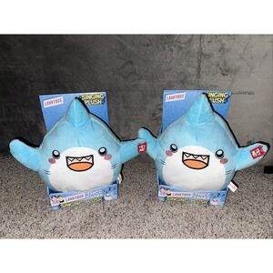 LankyBox Thicc Shark 11" Singing Plush Lot Of 2